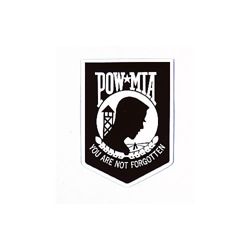 Samolepka POW/MIA na sklo zevnit