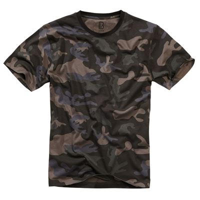 Triko Oeko-Tex krtk rukv maskovan DARK CAMO